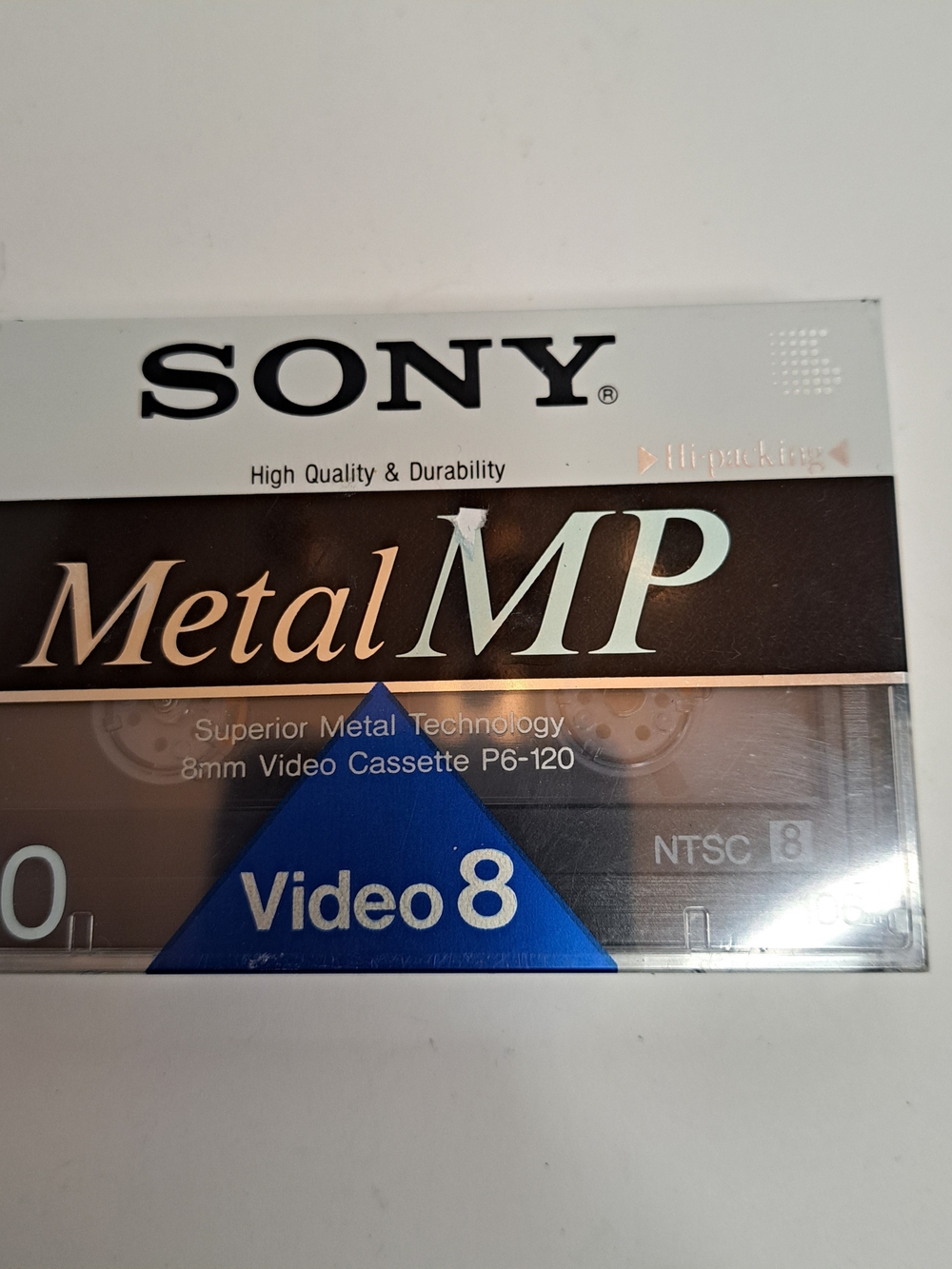 Sony Metal MP 120 8mm Video 8 Cassette Tape P6-120MP New in original packaging.